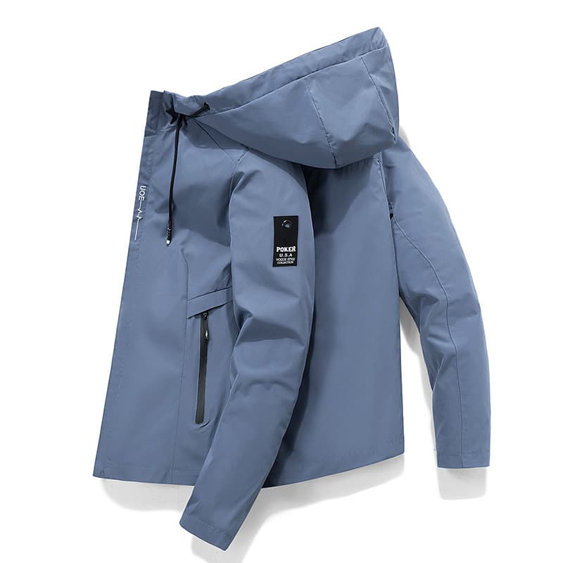 A drop-shipping jacket men's jacket 2024 spring and autumn new Korean style casual hooded youth men's top trendy